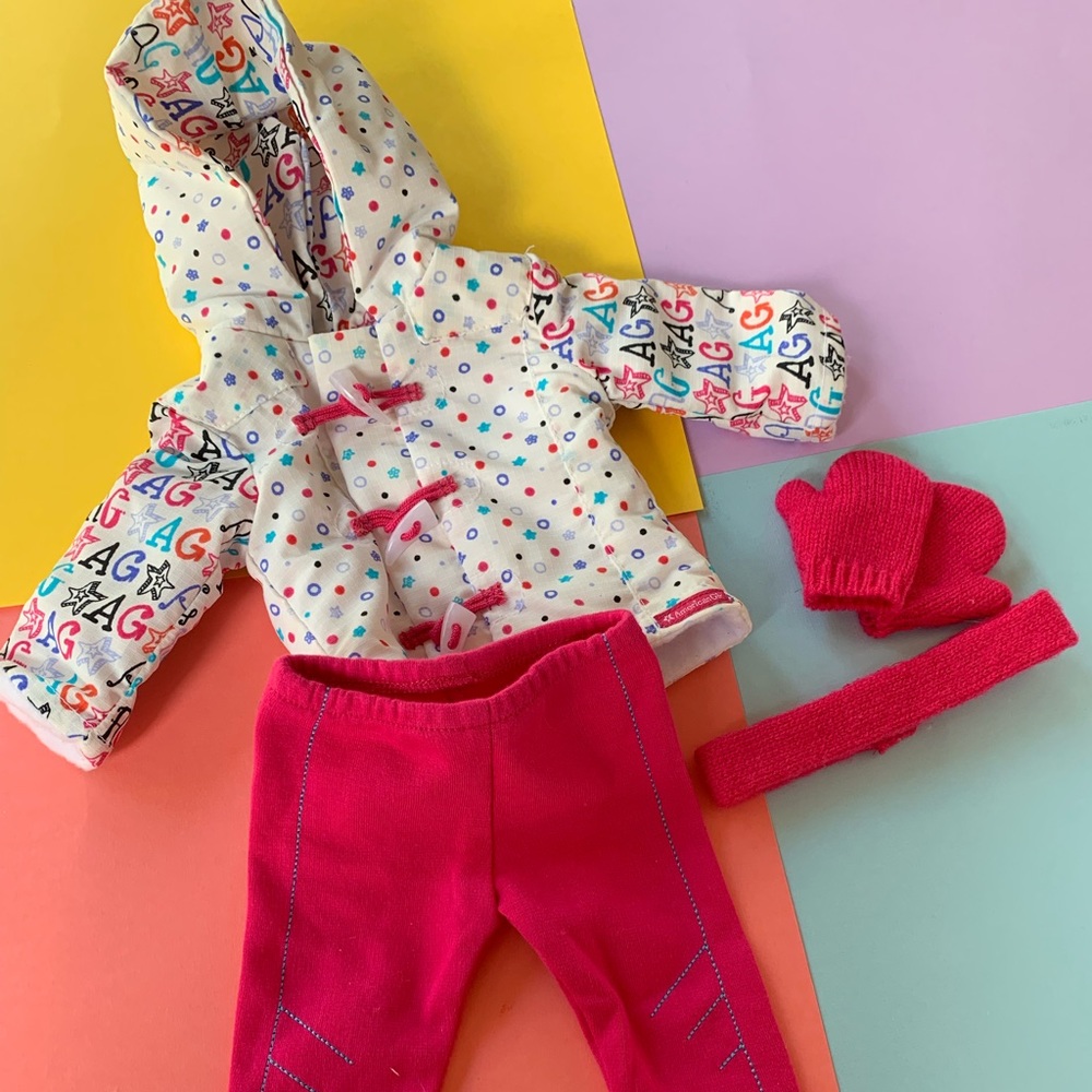 American girl doll ski outfit